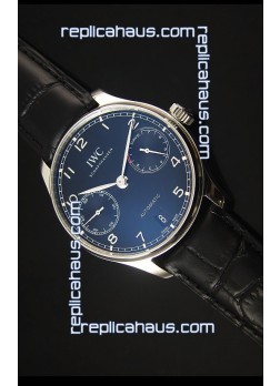IWC IW500703 Portugieser Swiss 1:1 Mirror Replica Watch Black Dial - Updated 2016 Version