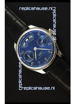 IWC Portugieser Annual Calender Midnight Blue IW503502 1:1 Mirror Replica Watch