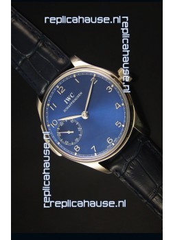 IWC Portuguese Handwind Ref# IW5242 Swiss 1:1 Mirror Blue Dial Watch
