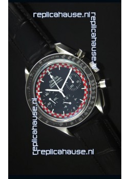 Omega Speedmaster Tintin Moon Swiss Replica Watch with Leather Strap