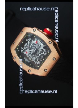 Richard Mille RM027 Tourbillon Rafael Nadal Edition Swiss Watch in 18K Rose Gold