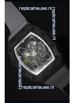 Richard Mille RM35-01 Rafael Nadal Edition Swiss Replica Watch Grey Nylon Strap