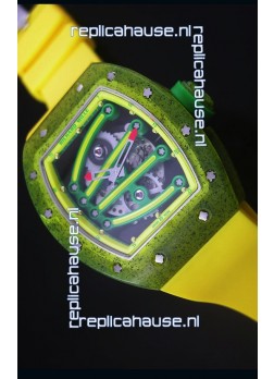 Richard Mille RM059 Yohan Blake Edition Swiss Replica Watch in Yellow Bezel