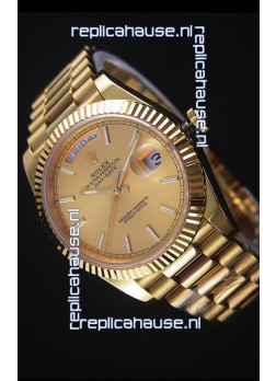 Rolex Day-Date Yellow Gold Replica Watch 40MM 2836-2 Swiss Movement
