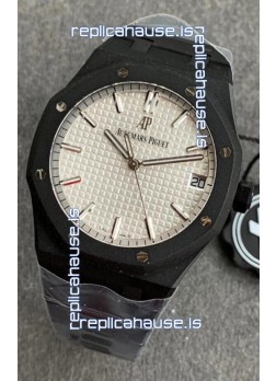 Audemars Piguet Royal Oak 15500 PVD Coated Swiss Replica Watch 3120 Swiss Movement - White Dial