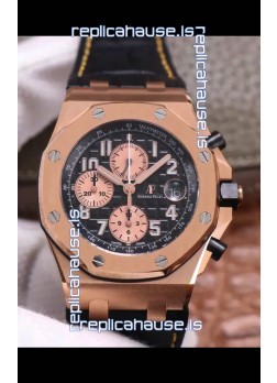 Audemars Piguet Royal Oak Offshore Chronograph Rose Gold 904L Steel 1: 1 Mirror 3126 Movement