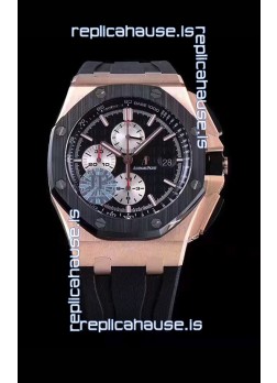 Audemars Piguet Royal Oak Offshore 44MM Pink Gold 1:1 Mirror 904L Steel Watch