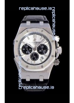 Audemars Piguet Royal Oak Chronograph White Dial 904L Steel 1:1 Mirror Replica