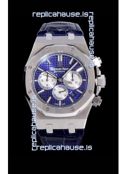 Audemars Piguet Royal Oak Chronograph Blue Dial 904L Steel 1:1 Mirror Replica