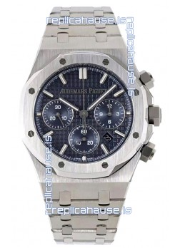 Audemars Piguet Royal Oak Chronograph 1:1 Mirror Replica - 904L Steel in Blue Dial 41MM