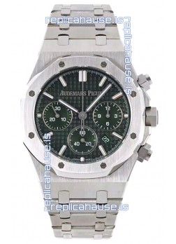 Audemars Piguet Royal Oak Chronograph 1:1 Mirror Replica - 904L Steel in Green Dial 41MM