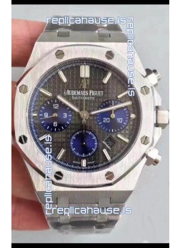 Audemars Piguet Royal Oak Chronograph Slate Grey Dial Steel Strap Swiss Replica Watch