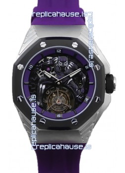 Audemars Piguer Royal Oak Flying Tourbillon Titanium "Black Panther" 1:1 Swiss Replica Watch 