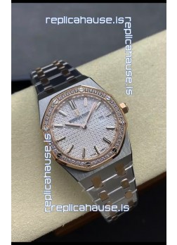 Audemars Piguet Royal Oak 33MM Two Tone Casing White Dial 1:1 Mirror Replica Watch