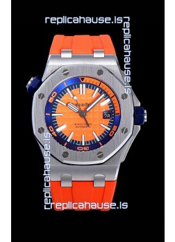 Audemars Piguet Royal Oak Diver Swiss Replica Orange Dial 1:1 Quality 3120 Movement 904L Steel 