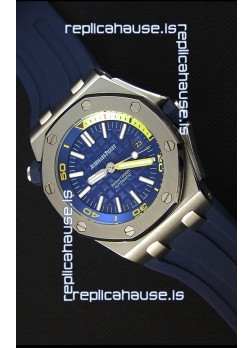 Audemars Piguet Royal Oak Offshore Diver Japanese Automatic Replica Watch in Dark Blue