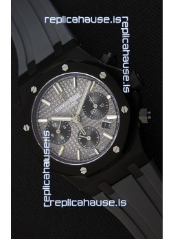 Audemars Piguet Royal Oak Chronograph Slate Grey Dial Rubber Strap PVD Case Swiss Replica Watch 