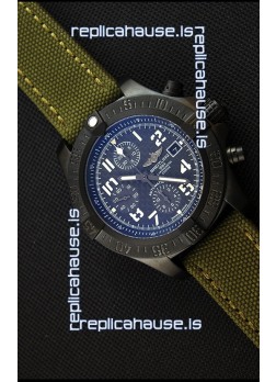 Breitling Avenger Titanium Case Swiss Replica Watch Carbon Dial 1:1 Mirror Replica Watch