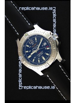 Breitling Chronometre COLT 41 Blue Dial Swiss Automatic Replica Watch 