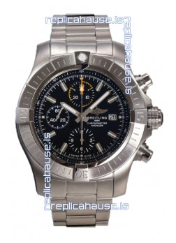 Breitling Avenger Chronograph 45 Black Dial 1:1 Mirror Swiss Replica Watch 
