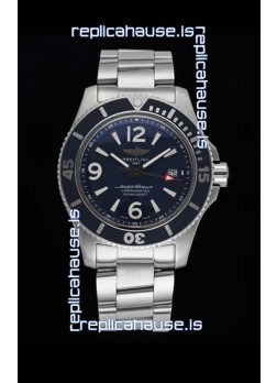 Breitling Superocean Automatic 44 Steel - Navy Blue Dial 1:1 Mirror Replica