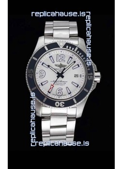 Breitling Superocean Automatic 44 Steel - White Dial 1:1 Mirror Replica