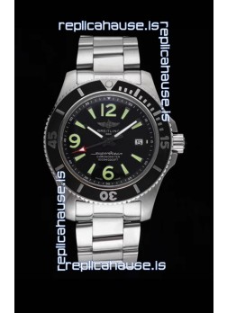 Breitling Superocean Automatic 44 Steel - Black Dial 1:1 Mirror Replica