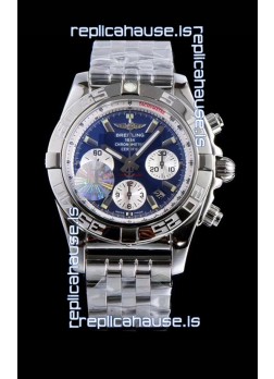 Breitling Chronomat B01 Blue Dial 904L Steel Swiss 1:1 Mirror Replica Watch
