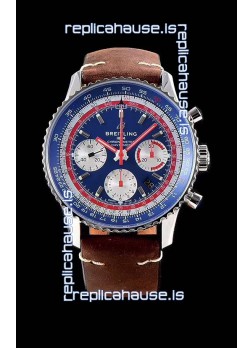 Breitling Navitimer 1 B01 Chronograph PAN AM Edition 43MM - 904L 1:1 Mirror Replica Watch 