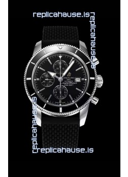 Breitling SuperOcean Heritage II 44MM Black Dial Swiss Replica Watch 