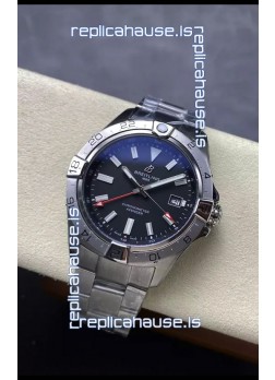 Breitling Avenger GMT Automatic 44 Swiss 1:1 Super Clone Replica Watch - Black Dial 