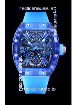 Richard Mille RM12-01 Sapphire Casing with Genuine Tourbillon Movement 1:1 Ultimate Replica