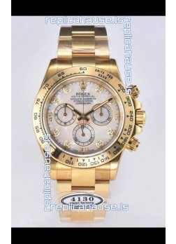 Rolex Cosmograph Daytona M116508-0007 Yellow Gold Original Cal.4130 Movement - 904L Steel Watch