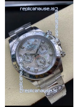 Rolex Cosmograph Daytona M116509-0064 Pearl Dial Cal.4130 Movement - 904L Steel Watch
