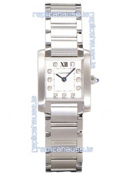 Cartier Tank Francaise Stainless Steel Swiss Quartz Replica Watch 25.70MM