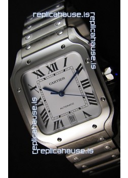 Cartier Santos De Cartier 1:1 Mirror Replica - 40MM Stainless Steel Watch 