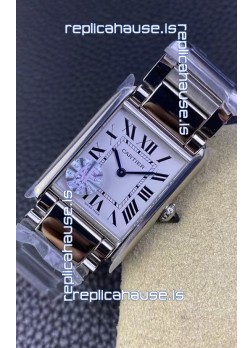 Cartier Tank Solo Swiss Quartz Watch in Stainless Steel Casing - 25.5MM Wide 1:1 Mirror Replica