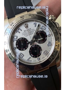 Rolex Cosmograph Daytona 116509 White Dial Cal.4130 Movement - 904L Steel Watch