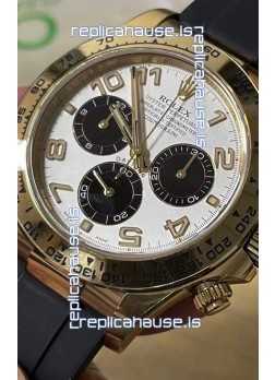 Rolex Cosmograph Daytona 116528 Yellow Gold Original Cal.4130 Movement - 904L Steel Watch