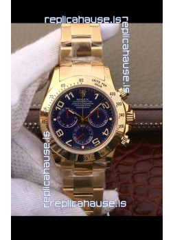 Rolex Cosmograph Daytona 116508 Yellow Gold Original Cal.4130 Movement - 904L Steel Watch