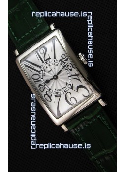 Franck Muller Long Island Ladies Replica Watch in Swiss Quartz Movement Green Strap 