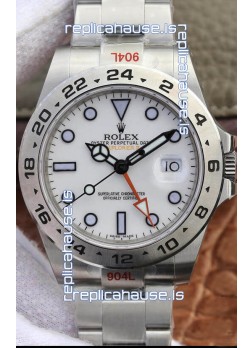 Rolex Explorer M216570-001 1:1 Mirror Replica Watch - White Dial in 904L Steel 42MM