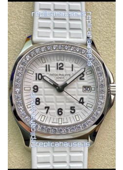 Patek Philippe Aquanaut LUCE 5072A-001 Quartz Swiss Replica Watch in White Dial 35MM