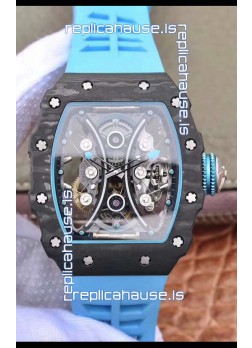 Richard Mille RM053-1 Tourbillon in One Piece Forged Carbon Casing - 1:1 Mirror Quality 