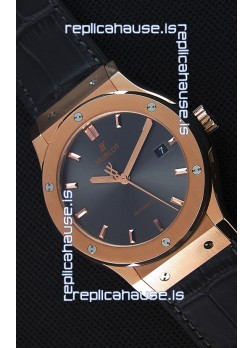 Hublot Classic Fusion Racing Grey King Gold Swiss Replica Watch - 1:1 Mirror Replica