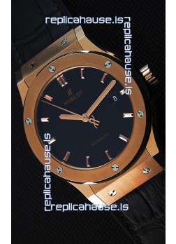 Hublot Classic Fusion King Gold Swiss Replica Watch - 1:1 Mirror Replica