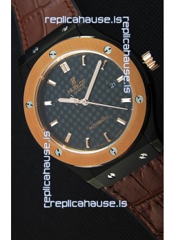 Hublot Classic Fusion Ceramic King Gold Swiss Replica Watch - 1:1 Mirror Replica