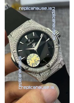 Hublot Classic Fusion Orlinski PAVE Edition Black Dial Swiss Replica Watch 40MM