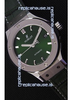 Hublot Big Bang Classic Fusion 38MM 1:1 Mirror Replica Watch Green Dial 