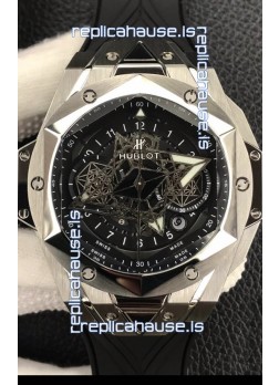 Hublot Big Bang Sang Bleu II 45MM 1:1 Mirror Replica Stainless Steel Watch
